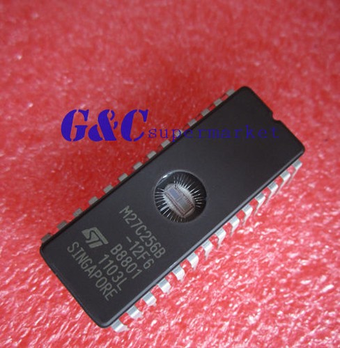 10pcs m27c256b 12f6 27c256 - ic, m27c256b-12f6